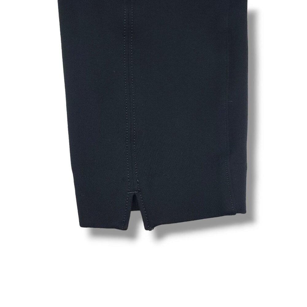 Spanx Back Seam Skinny Perfect Pant Womens Medium Black High Rise Black Ponte - Picture 5 of 10